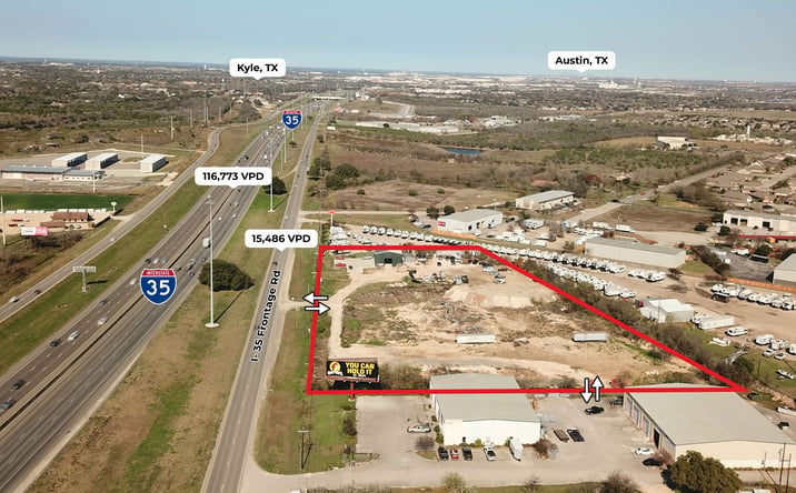 Pictures of Land property located at 23451 IH-35, Kyle, TX 78640 for sales - image #1