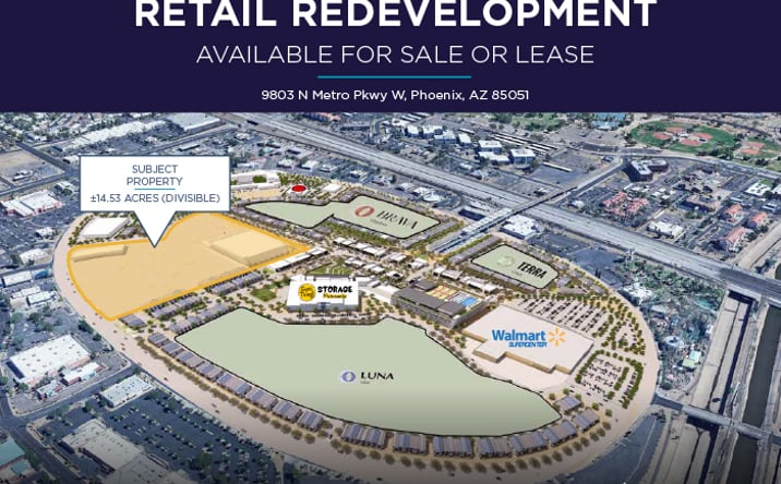 Pictures of Mixed Use, Multifamily, Retail property located at 9803 N Metro Pkwy W, Phoenix, AZ 85051 for sales - image #1