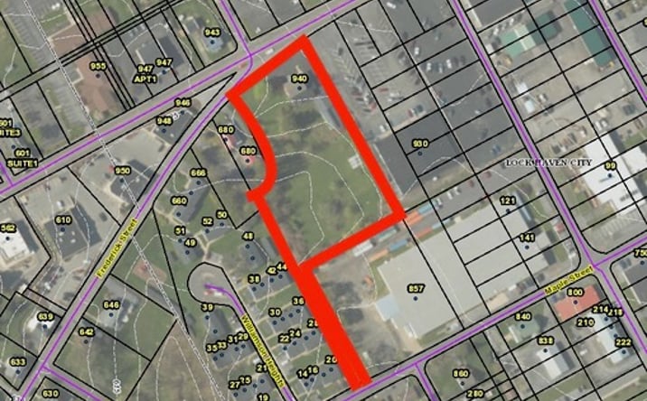 Pictures of Land property located at 940 Bellefonte Ave, Lock Haven, PA 17745 for sales - image #1