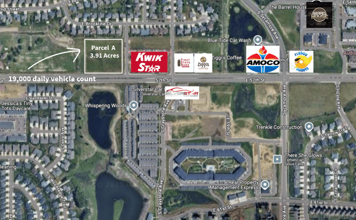 Pictures of Land, Mixed Use, Office, Retail property located at 4192 57th St, Sioux Falls, SD 57103 for sales - image #1