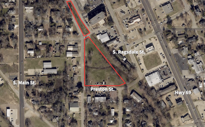 Pictures of Land property located at 600 Preston St, Jacksonville, TX 75766 for sales - image #1