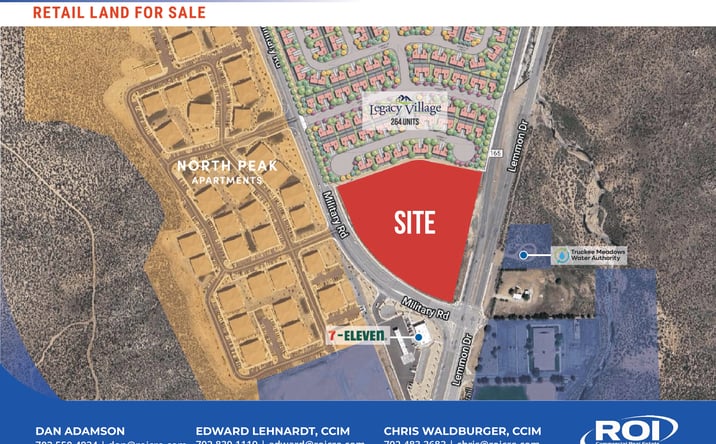 Pictures of Land property located at Military & Lemmon, Golden Valley, NV 89506 for sales - image #1