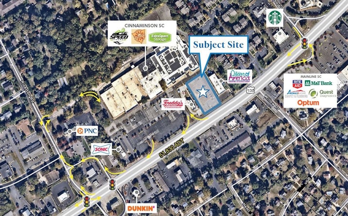 Pictures of Retail, Land property located at 1109 Route 130, Cinnaminson, NJ 08077 for sales - image #1