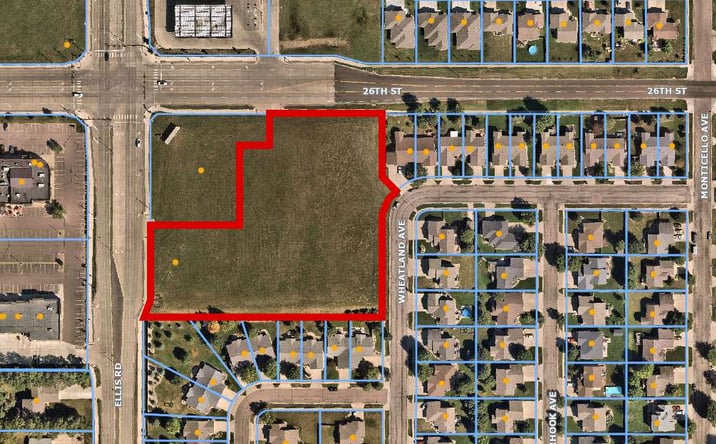Pictures of Land property located at 26th St & Ellis Rd, Sioux Falls, SD 57106 for sales - image #1