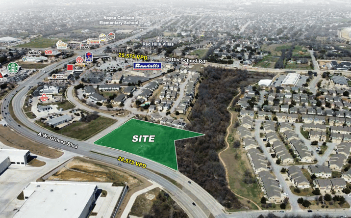 Pictures of Land property located at 2111 A W Grimes Boulevard, Round Rock, TX 78664 for sales - image #1