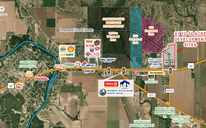 Pictures of Land property located at US Hwy 90, Castroville, TX 78009 for sales - image #1