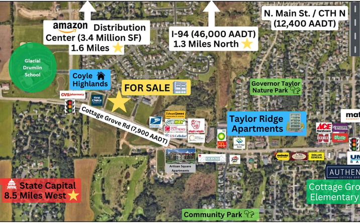Pictures of Retail, Office, Industrial property located at 645 Sandpiper, Cottage Grove, WI 53527 for sales - image #1