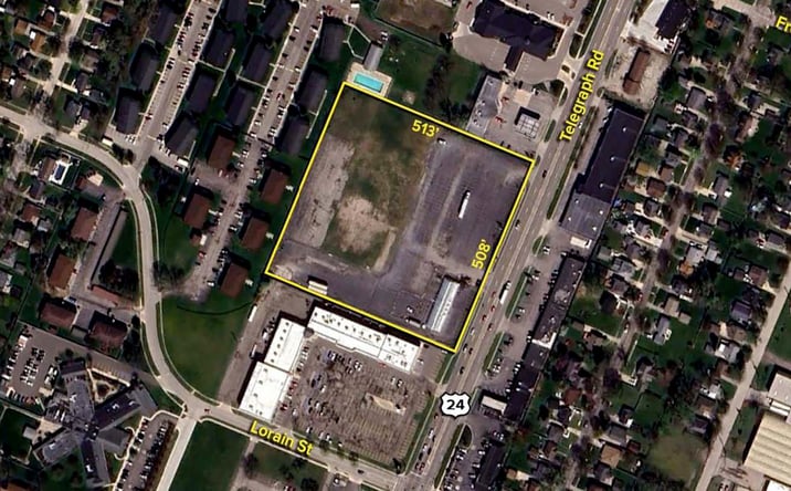 Pictures of Land property located at 611 N Telegraph Rd, Monroe, MI 48162 for sales - image #1
