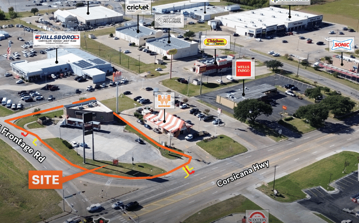 Pictures of Retail property located at 1406 Corsicana Hwy, Hillsboro, TX 76645 for sales - image #1