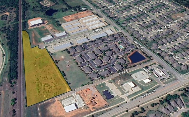 Pictures of Land property located at Thomas and Garage, Edmond, OK 73003 for sales - image #1