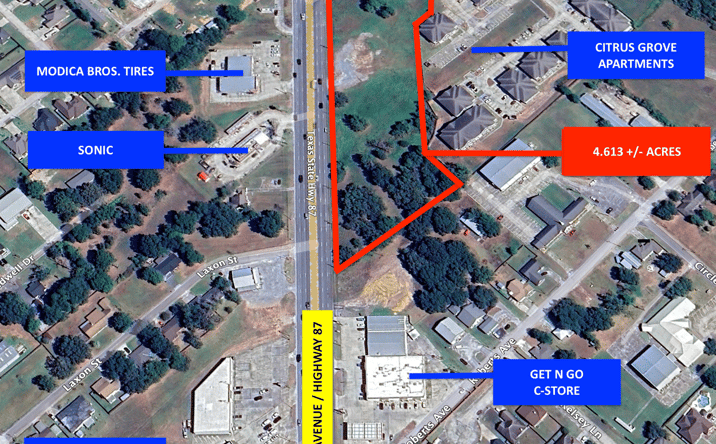 Pictures of Hospitality, Land, Multifamily, Office, Retail property located at 1200 Texas Ave, Bridge City, TX 77611 for sales - image #1