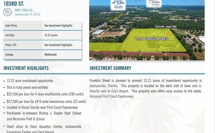 Pictures of Land property located at 9997 103rd St, Jacksonville, FL 32210 for sales - image #1