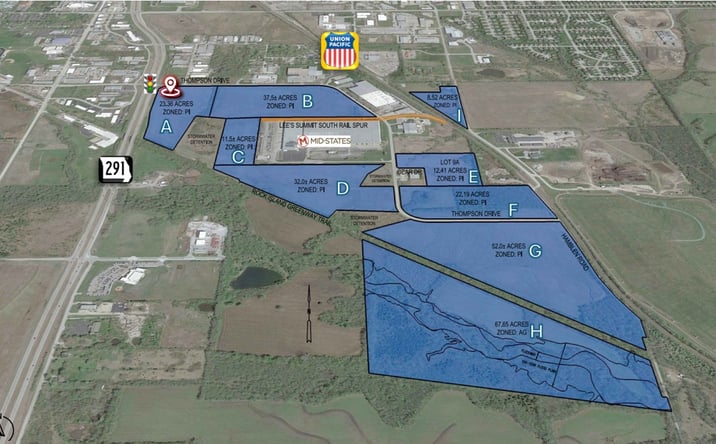 Pictures of Land property located at Tract A SE Thompson Dr, Lee's Summit, MO 64082 for sales - image #1