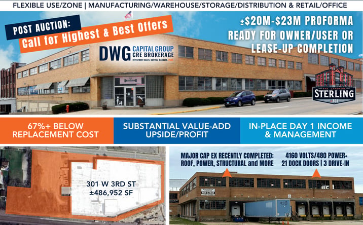 Pictures of Industrial property located at 301 W 3rd St, Sterling, IL 61081 for sales - image #1
