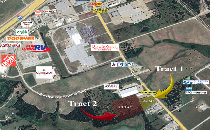 Pictures of Land property located at 022 US HWY 287, Corsicana, TX 75109 for sales - image #1