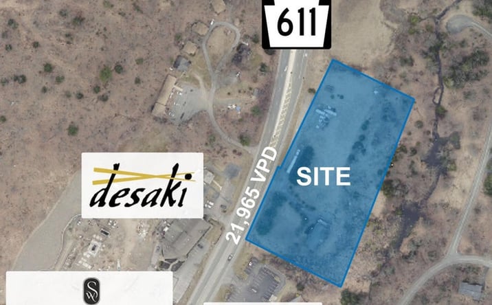 Pictures of Land property located at 2039 PA-611, Swiftwater, PA 18355 for sales - image #1