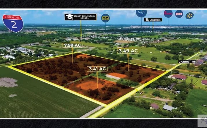 Pictures of Land, Multifamily property located at 3.14 AC Garrett Rd., Harlingen, TX 78552 for sales - image #1