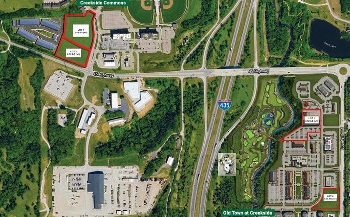 Pictures of Retail, Office, Hospitality, Mixed Use, Land property located at Interstate 435 & 45 Highway, Parkville, MO 64152 for sales - image #1