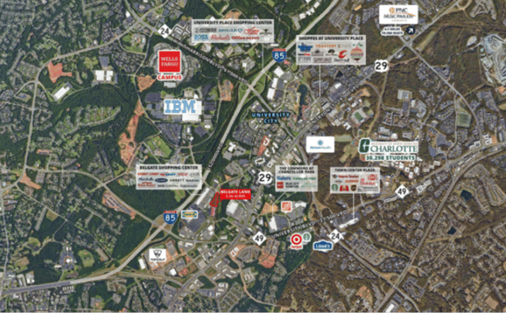 Pictures of Land property located at 8145 Ikea Boulevard, Charlotte, NC 28262 for sales - image #1