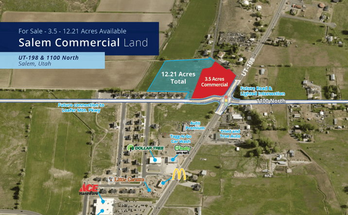 Pictures of Land property located at UT-198 & 1100 North, Salem, UT 84653 for sales - image #1
