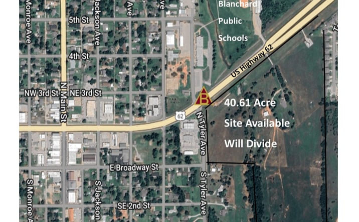 Pictures of Land, Multifamily, Office, Retail property located at 700 Veterans Memorial Hwy, Blanchard, OK 73010 for sales - image #1