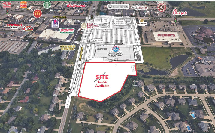 Pictures of Land property located at Sec of Tylersville Road & Cox Road, West Chester, OH 45069 for sales - image #1