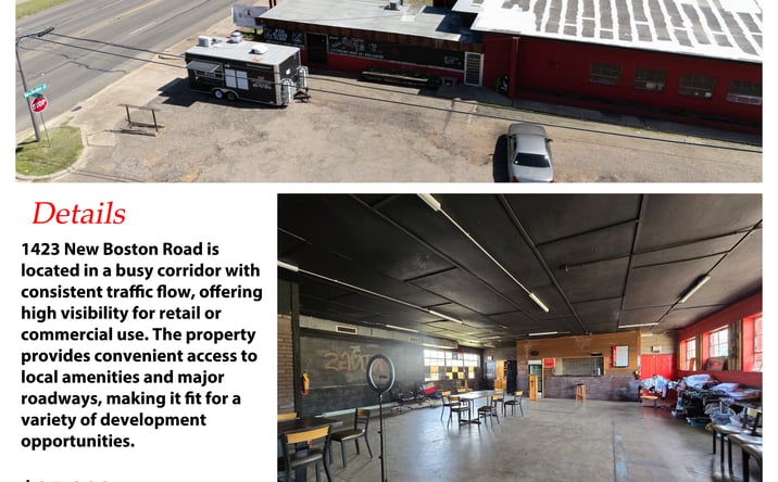 Pictures of Retail property located at 1423 New Boston Rd, Texarkana, TX 75501 for sales - image #1