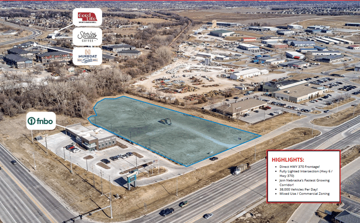 Pictures of Land, Mixed Use property located at 20602 NE-370, Gretna, NE 68028 for sales - image #1