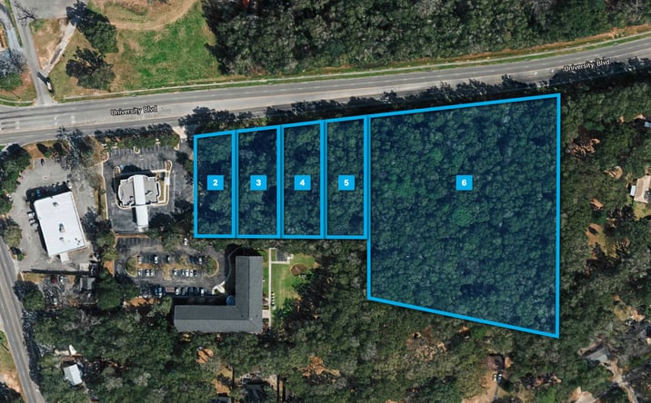 Pictures of Land property located at Cottage Hill Road @ University Boulevard, Mobile, AL 36609 for sales - image #1