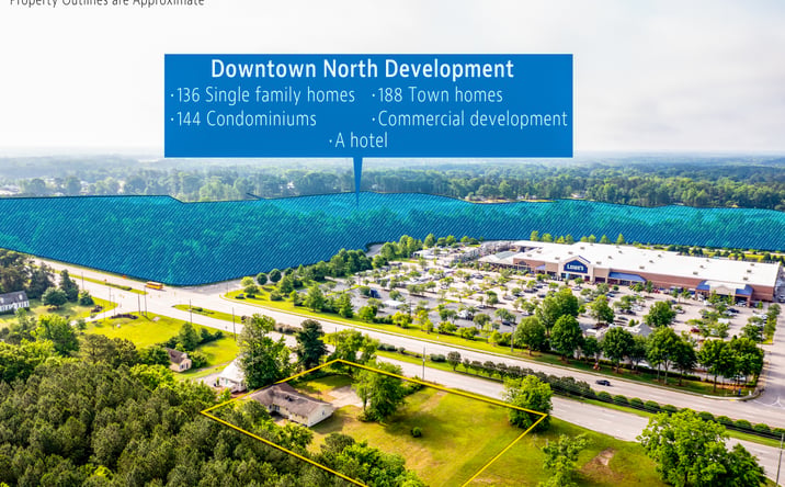 Pictures of Land, Retail property located at 7317 Knightdale Blvd, Knightdale, NC 27545 for sales - image #1