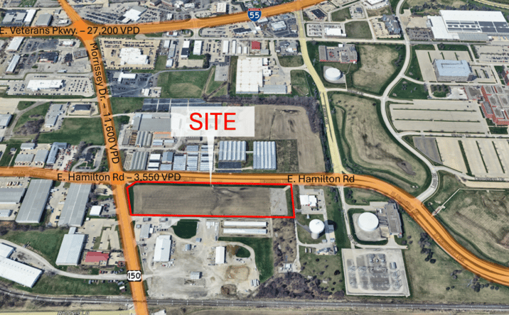 Pictures of Land property located at 1801 Hamilton Rd, Bloomington, IL 61704 for sales - image #1