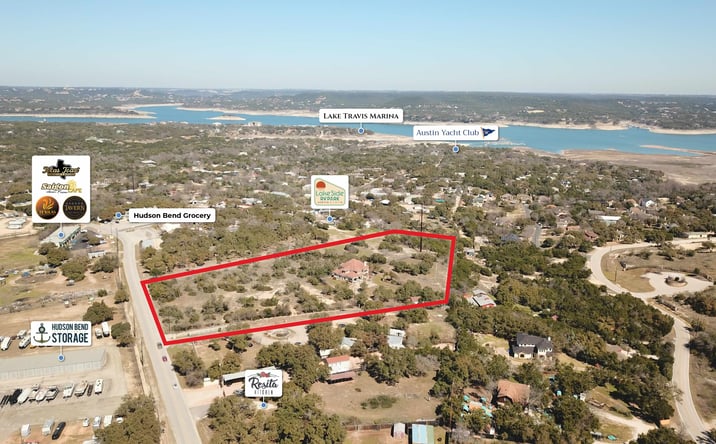 Pictures of Land property located at 4801 Hudson Bend, Austin, TX 78734 for sales - image #1