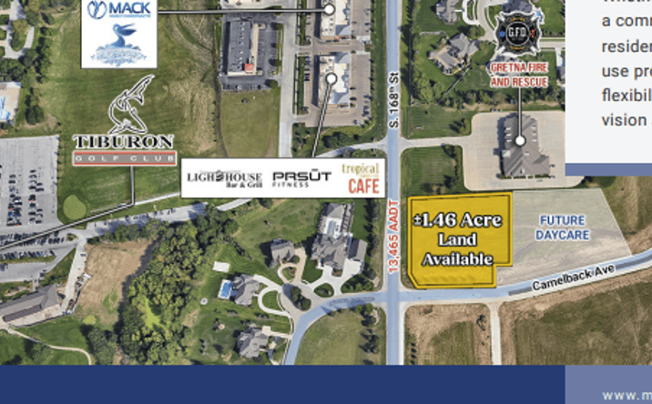 Pictures of Retail, Mixed Use, Land property located at S 168th street and Camelback Avenue, Omaha, NE 68136 for sales - image #1