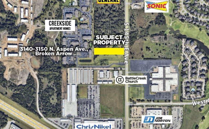 Pictures of Land property located at Aspen Avenue, Broken Arrow, OK 74012 for sales - image #1