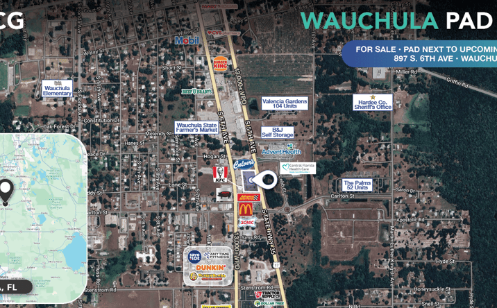 Pictures of Retail, Land property located at 897 S 6th Ave, Wauchula, FL 33873 for sales - image #1
