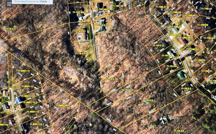 Pictures of Land property located at 0 Francis Avenue, Beckley, WV 25801 for sales - image #1