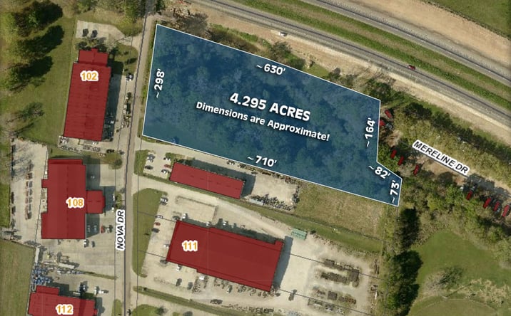 Pictures of Land property located at 101 Nova Drive, Broussard, LA 70518 for sales - image #1