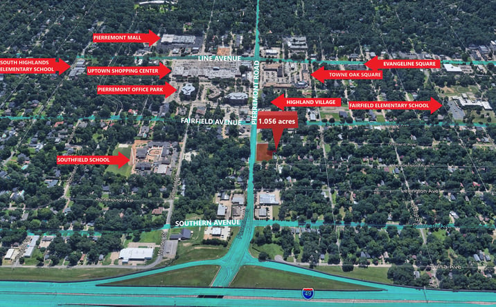 Pictures of Land property located at 1077 Pierremont Rd, Shreveport, LA 71106 for sales - image #1