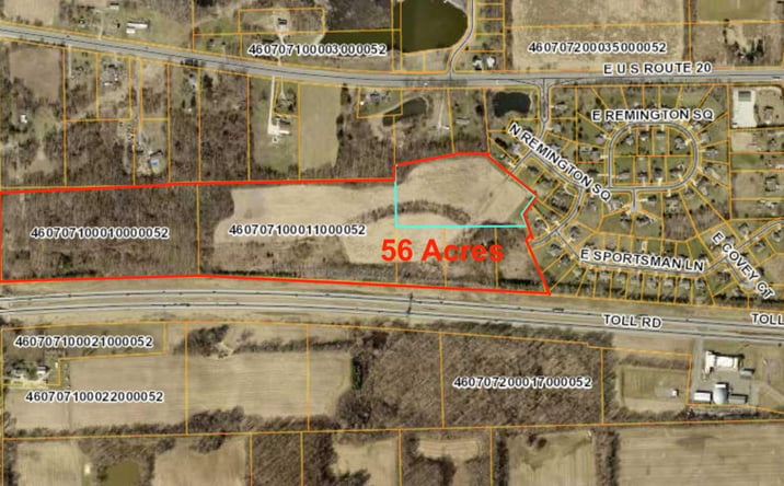 Pictures of Land property located at 4755 N Range Road, La Porte, IN 46350 for sales - image #1