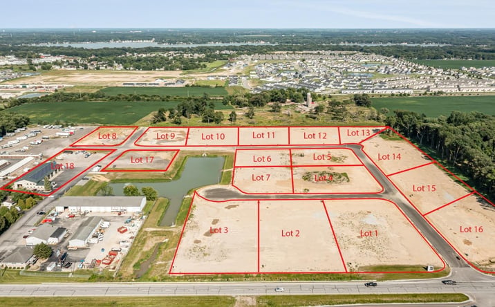 Pictures of Land property located at 13780 Osborne Street, Cedar Lake, IN 46303 for sales - image #1