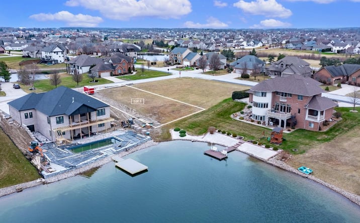 Pictures of Land property located at 8160 Lakeview Court, Crown Point, IN 46307 for sales - image #1