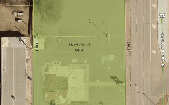 Pictures of Land property located at 504 N. Van Buren, Enid, OK 73701 for sales - image #1