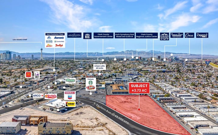 Pictures of Land property located at NWC Fremont St. & Eastern Ave., Las Vegas, NV 89101 for sales - image #1