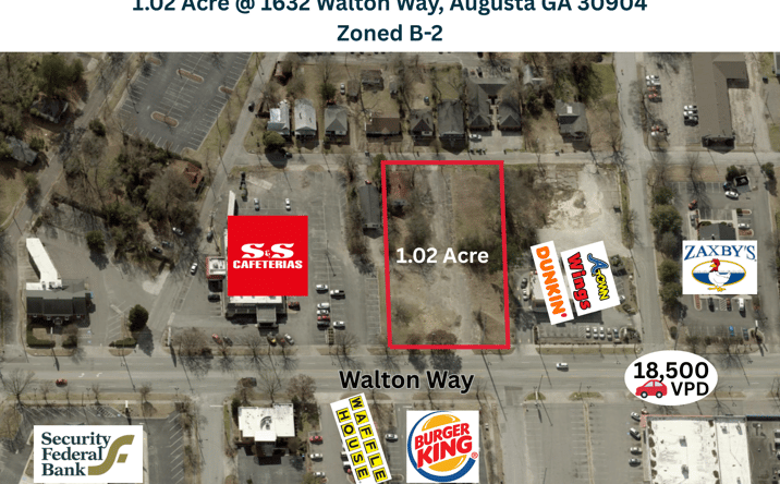 Pictures of Land property located at 1632 Walton Way, Augusta, GA 30904 for sales - image #1