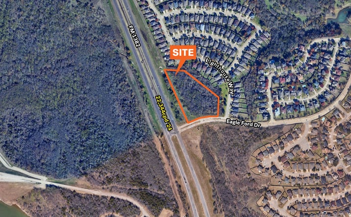 Pictures of Land property located at SEC Belt Line Rd & Eagle Ford Dr, Dallas, TX 75249 for sales - image #1