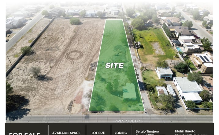 Pictures of Land, Multifamily property located at 5825 Westside Dr, El Paso, TX 79932 for sales - image #1