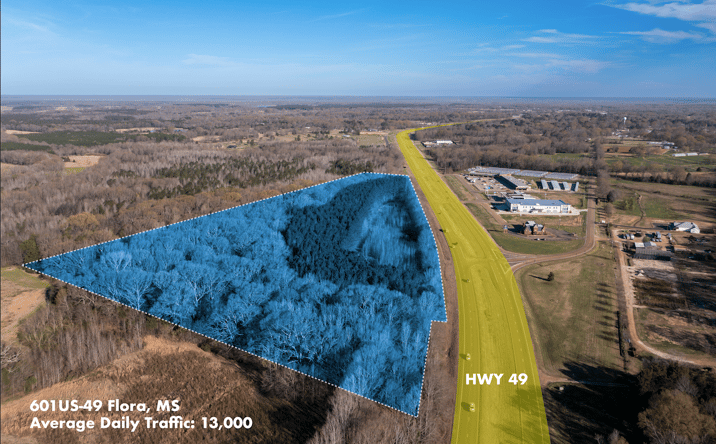 Pictures of Land property located at 601 U.S. 49, Flora, MS 39071 for sales - image #1