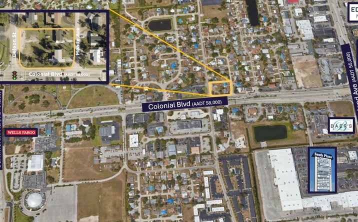 Pictures of Land property located at 1741 Colonial Blvd, Fort Myers, FL 33907 for sales - image #1