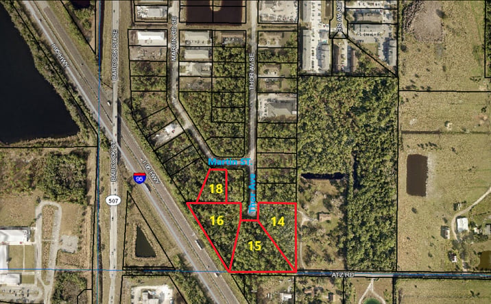 Pictures of Land property located at 591 Thor Ave SE, Palm Bay, FL 32909 for sales - image #1