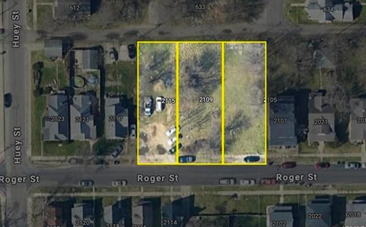 Pictures of Land property located at 2105 Roger St, South Bend, IN 46628 for sales - image #1